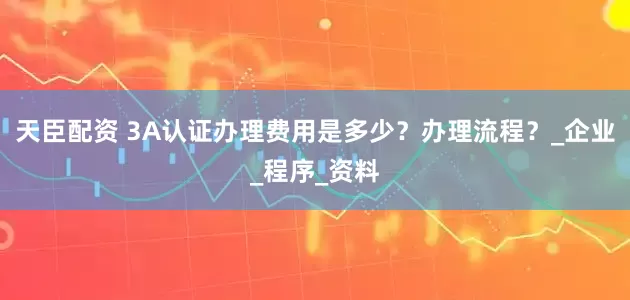 天臣配资 3A认证办理费用是多少？办理流程？_企业_程序_资料