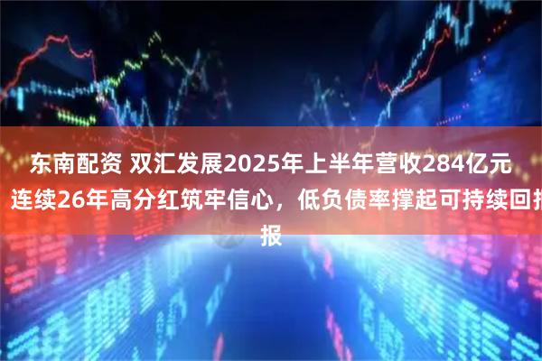 东南配资 双汇发展2025年上半年营收284亿元，连续26年高分红筑牢信心，低负债率撑起可持续回报