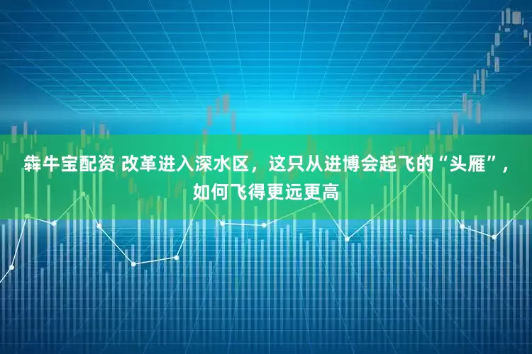 犇牛宝配资 改革进入深水区，这只从进博会起飞的“头雁”，如何飞得更远更高
